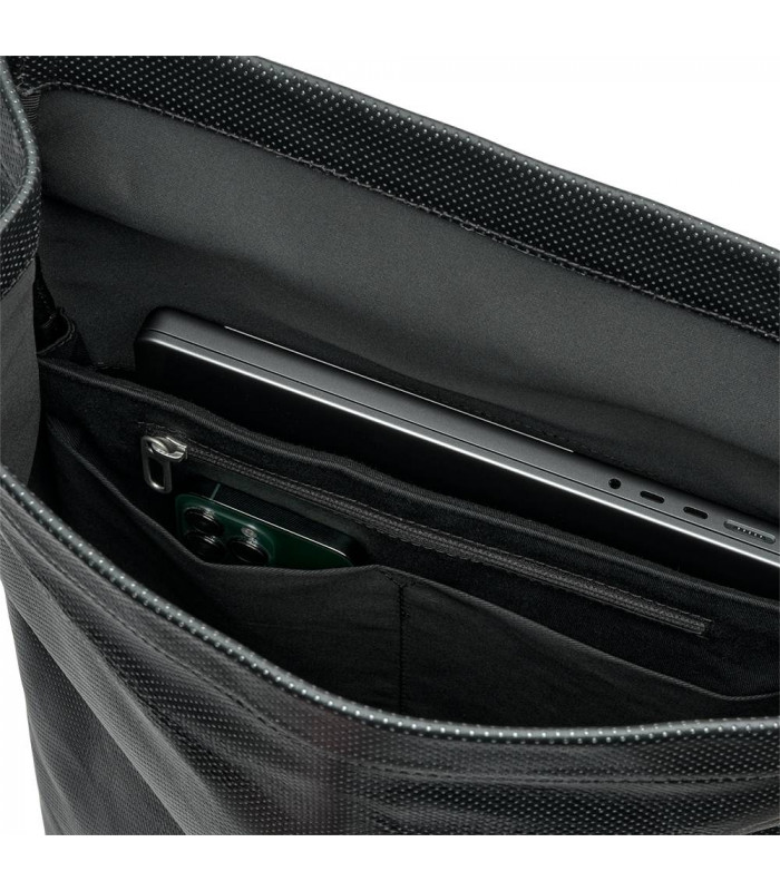 BROOKS PICKWICK REFLECTANT LEATHER BACKPACK 26L (BLACK)