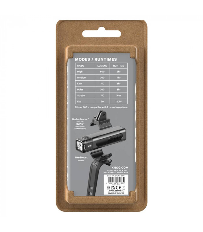 LUZ DELANTERA KNOG BLINDER 600