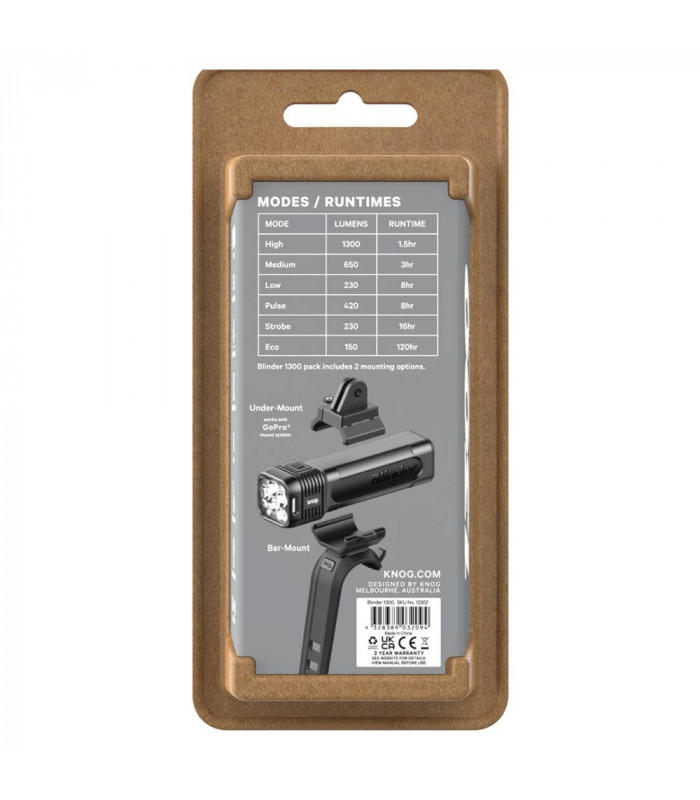 LUZ DELANTERA KNOG BLINDER 1300