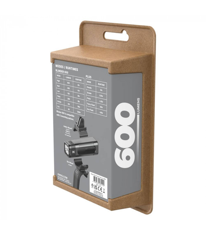 JUEGO LUCES KNOG BLINDER 600 + PLUS 20