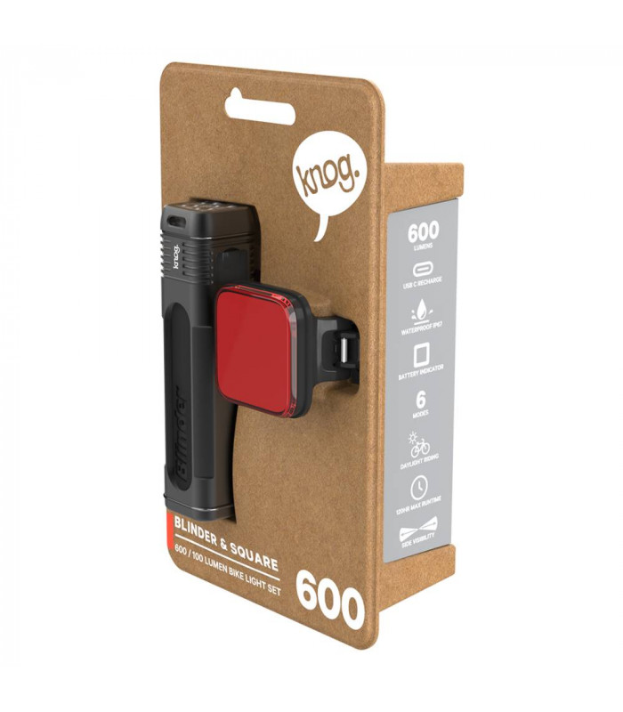 KNOG BLINDER 600 + BLINDER SQUARE LIGHTS SET