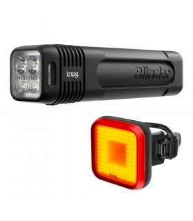 JUEGO LUCES KNOG BLINDER 600 + BLINDER SQUARE