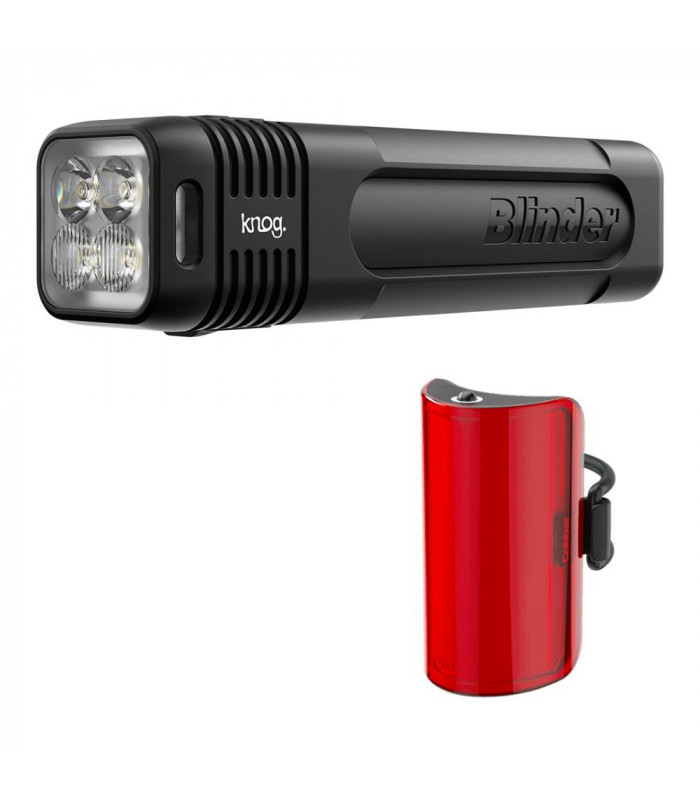 JUEGO LUCES KNOG BLINDER 900 + MID COBBER