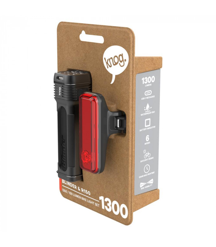 KNOG BLINDER 1300 + BLINDER R-150 LIGHTS SET