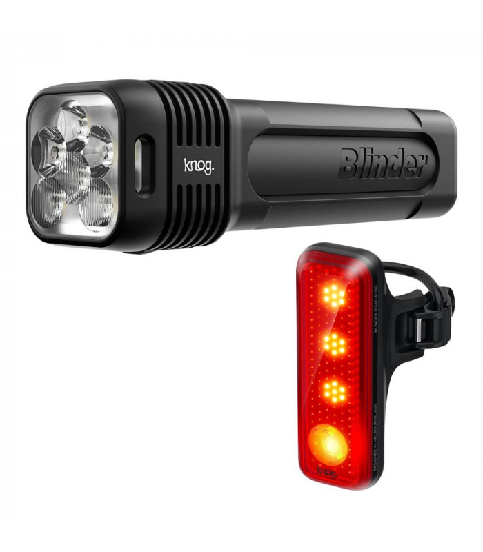 JUEGO LUCES KNOG BLINDER 1300 + BLINDER R-150