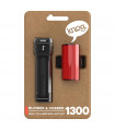 JUEGO LUCES KNOG BLINDER 1300 + MID COBBER