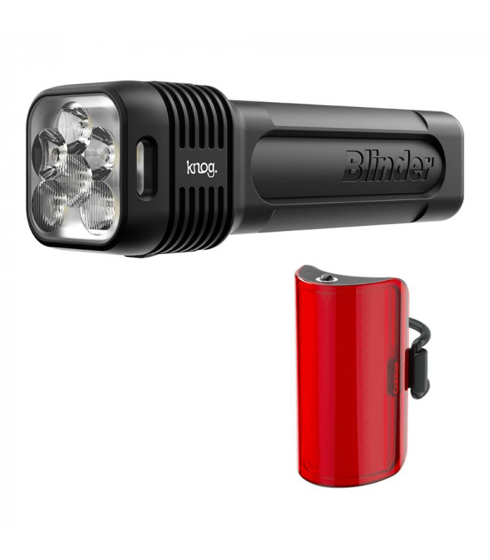 JUEGO LUCES KNOG BLINDER 1300 + MID COBBER