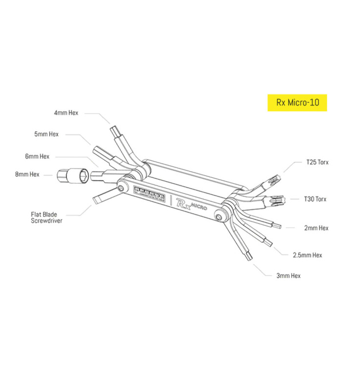 PEDRO'S RX MICRO-10 MULTI-TOOL