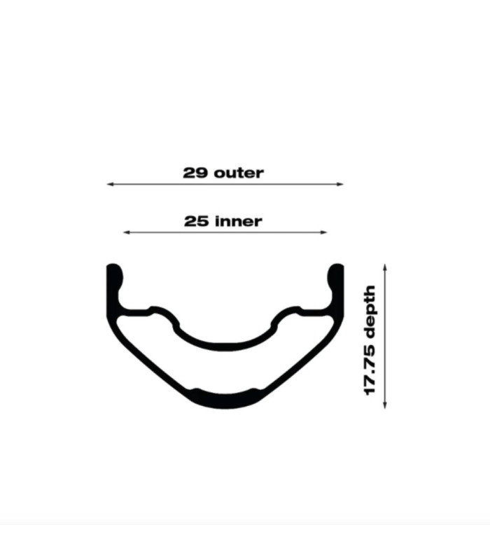 WTB KOM TOUGH i25 29" TCS RIM (32 HOLES)