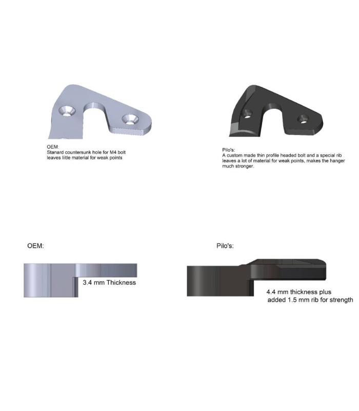 PILO D1124 DERAILLEUR HANGER BMW