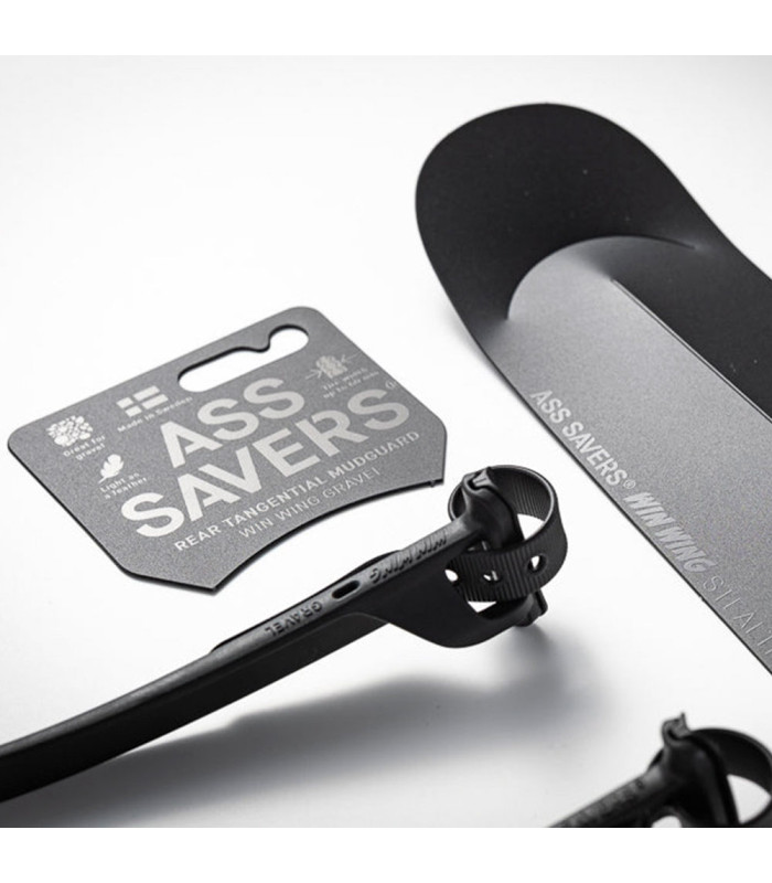 GUARDABARROS TRASERO ASS SAVERS WIN WING 2 GRAVEL (STEALTH)
