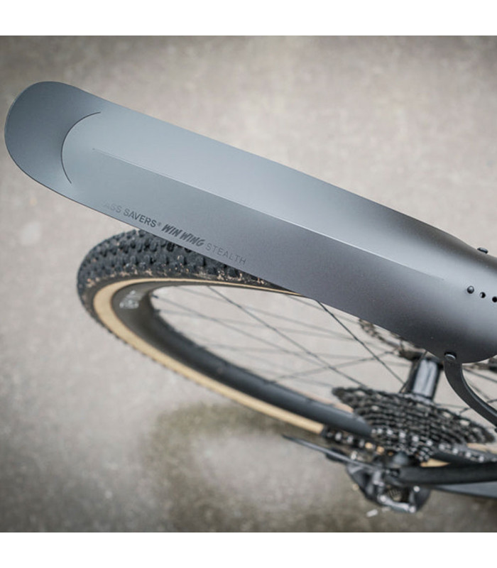 ASS SAVERS WIN WING 2 GRAVEL REAR MUDGUARD (STEALTH)