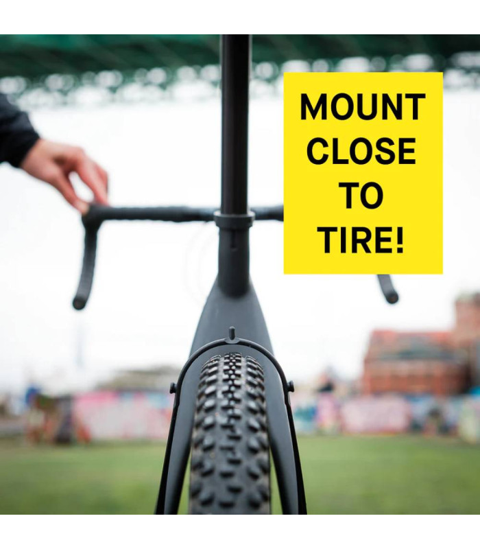 ASS SAVERS WIN WING 2 GRAVEL REAR MUDGUARD (BLACK DOTS)