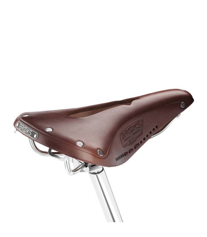 BROOKS B17 CARVED SADDLE (BROWN)