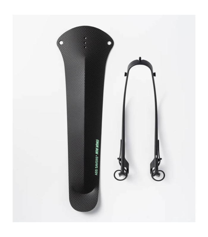 ASS SAVERS WIN WING ROAD 2 REAR FENDER (BLACK DOT)