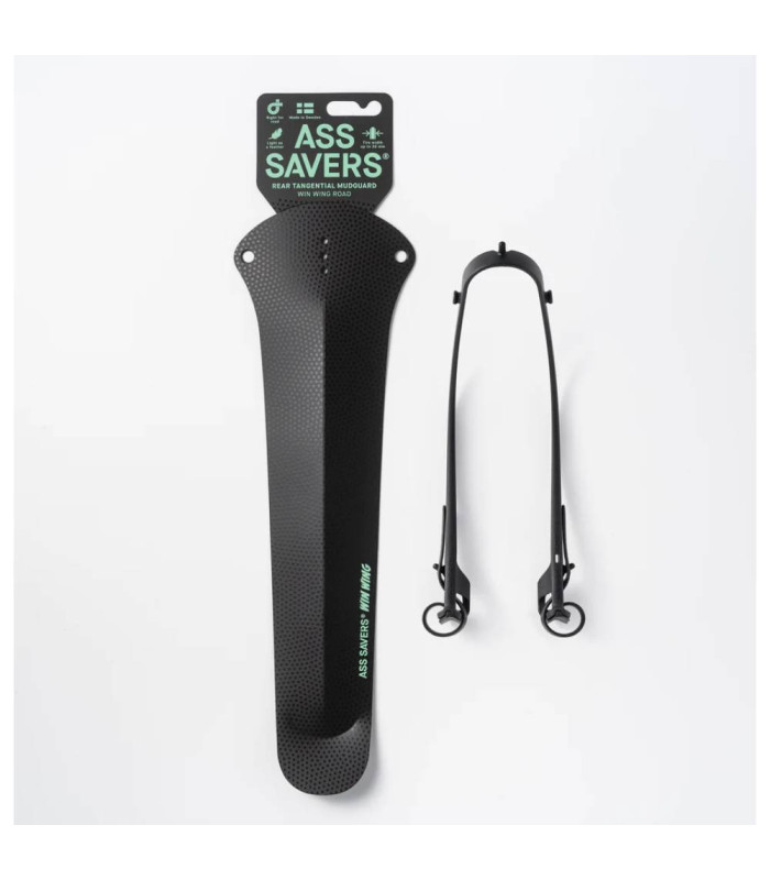 GUARDABARROS TRASERO ASS SAVERS WIN WING ROAD 2 (NEGRO)
