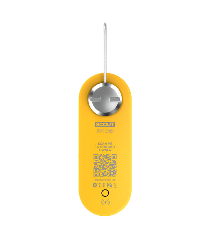 KNOG SCOUT TRAVEL LUGGAGE ALARM AND FINDER (YELLOW)