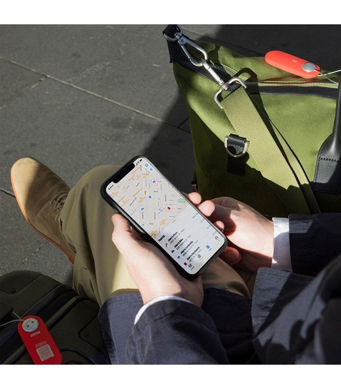 KNOG SCOUT TRAVEL LUGGAGE ALARM AND FINDER (RED)