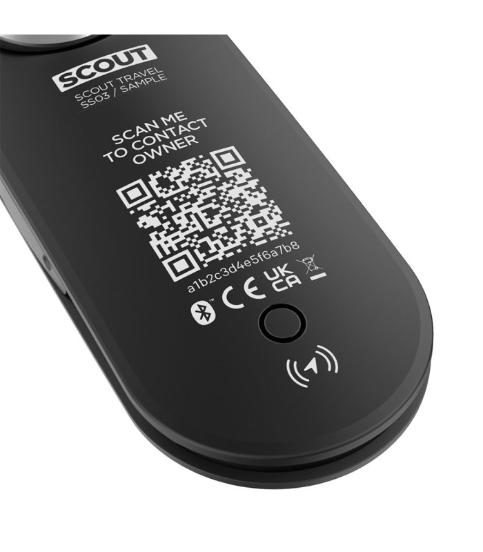ALARMA-LOCALIZADOR EQUIPAJE KNOG SCOUT TRAVEL (NEGRO)