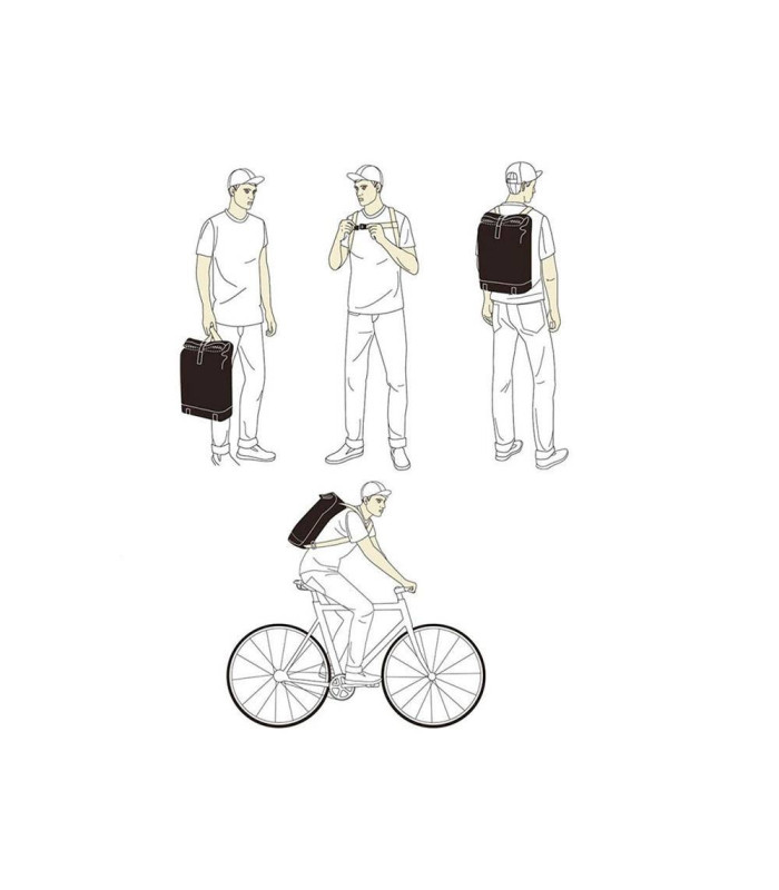 MOCHILA BROOKS PICKWICK PIEL 12L (MARRÓN)