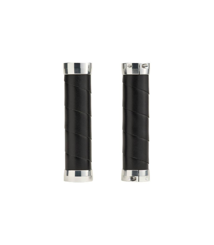 BROOKS SLENDER LEATHER GRIPS (BLACK/130 MM-130 MM)