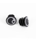 ERGON GA1 EVO, GS, GX1 GRIPS END PLUGS (SILVER)