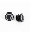 ERGON GA1 EVO, GS, GX1 GRIPS END PLUGS (SILVER)