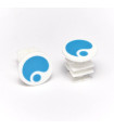 ERGON GA2, GA2 FAT, GA3 END PLUGS (BLUE)