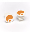 TAPONES PUÑOS ERGON GA2, GA2 FAT, GA3 (NARANJA)