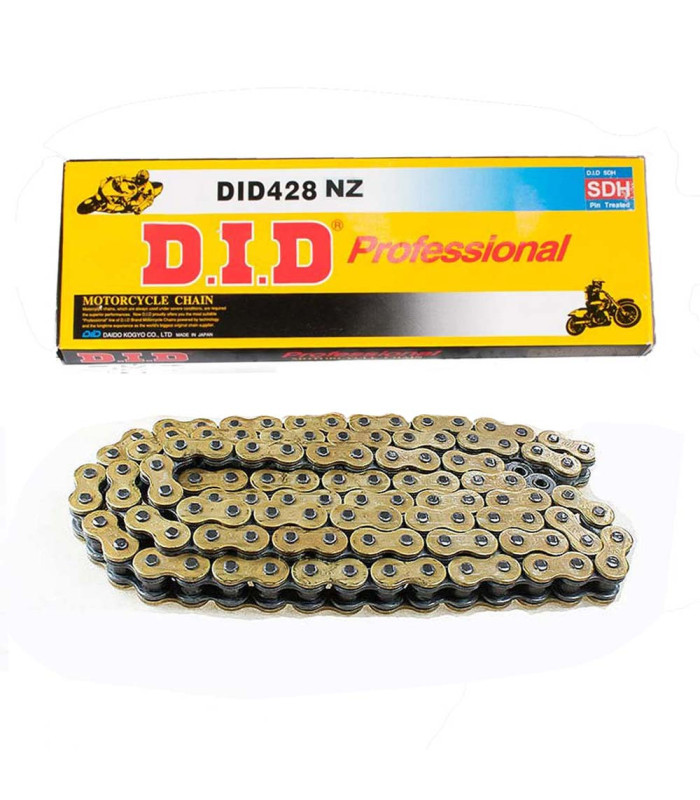 DID 428 NZ BLACK/GOLD CHAIN (138 LINKS)