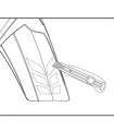 RTECH VENTED FRONT FENDER KAWASAKI KX 250 F, KX 450 F (2016-2021) | TopFun.com