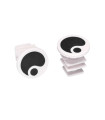 ERGON GA2, GA2 FAT, GA3 END PLUGS (BLACK)