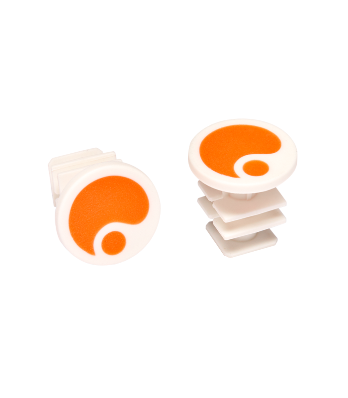 ERGON GA2, GA2 FAT, GA3, GA20, GA30 END PLUGS (JUICY ORANGE)