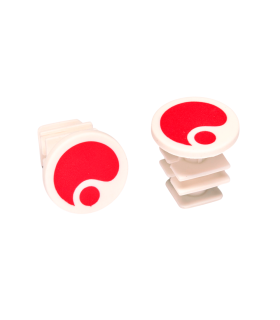 TAPONES PUÑOS ERGON GA2, GA2 FAT, GA3, GA20, GA30 (ROJO)