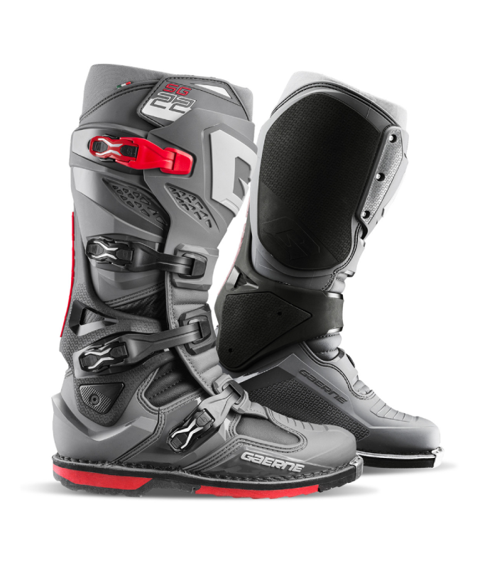 GAERNE SG-22 BOOTS (ANTHRACITE/BLACK/RED)