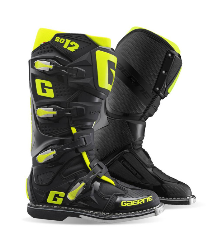 GAERNE SG-12 BOOTS (BLACK/YELLOW)