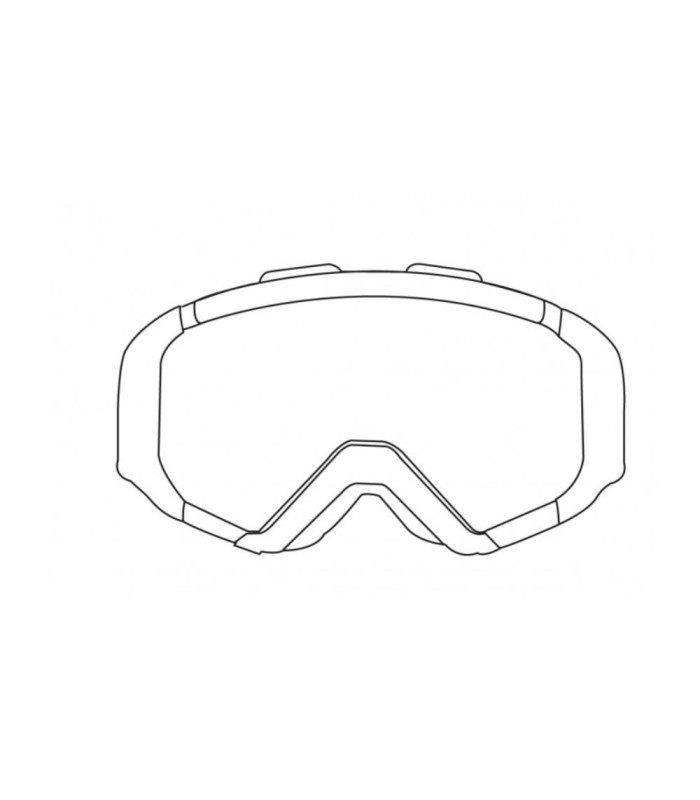 MÁSCARA ETHEN 05R ENDURO NEGRA-ROJA (LENTE TRANSPARENTE)