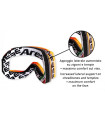 ETHEN ARES ORANGE GOGGLES (MIRROR GOLD LENS)