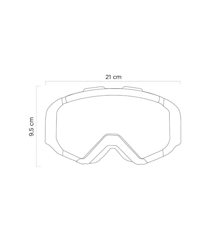 ETHEN ARES ORANGE GOGGLES (MIRROR GOLD LENS)