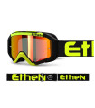 MÁSCARA ETHEN 05R NEGRA-AMARILLA FLUOR (LENTE ESPEJO ROJA)