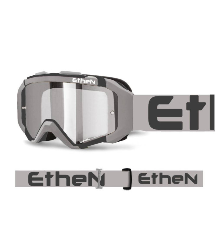 ETHEN 05R BLACK-RED GOGGLES (SILVER MIRROR LENS)