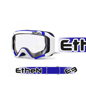 ETHEN 05 PRIMIS WHITE-BLUE GOGGLES (CLEAR LENS)