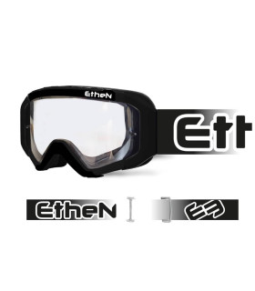 ETHEN 05 PRIMIS BLACK GOGGLES (CLEAR LENS)