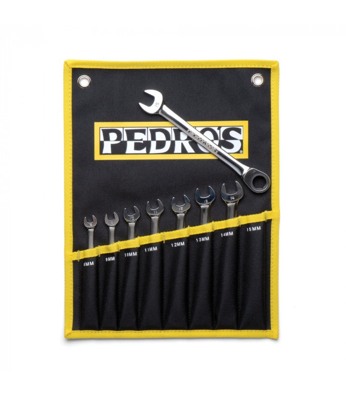 PEDRO'S RATCH COMBO WRENCH SET