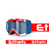 MÁSCARA ETHEN 05R ROJA-AZUL-BLANCA (LENTE  ESPEJO AZUL)