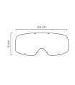 ETHEN BIMBO 65 WHITE-MULTICOLOR KIDS GOGGLE (CLEAR LENS)