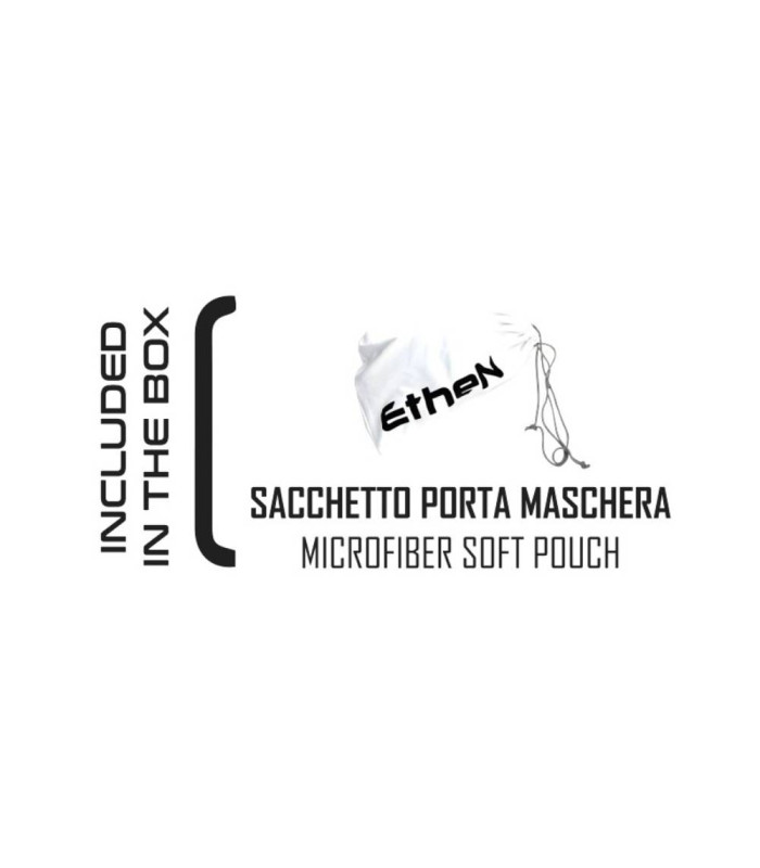 MÁSCARA ETHEN BIMBO 65 NEGRA INFANTIL (LENTE TRANSPARENTE)