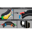 ETHEN 05R BLACK-MULTICOLOR GOGGLES (RED MIRROR LENS)
