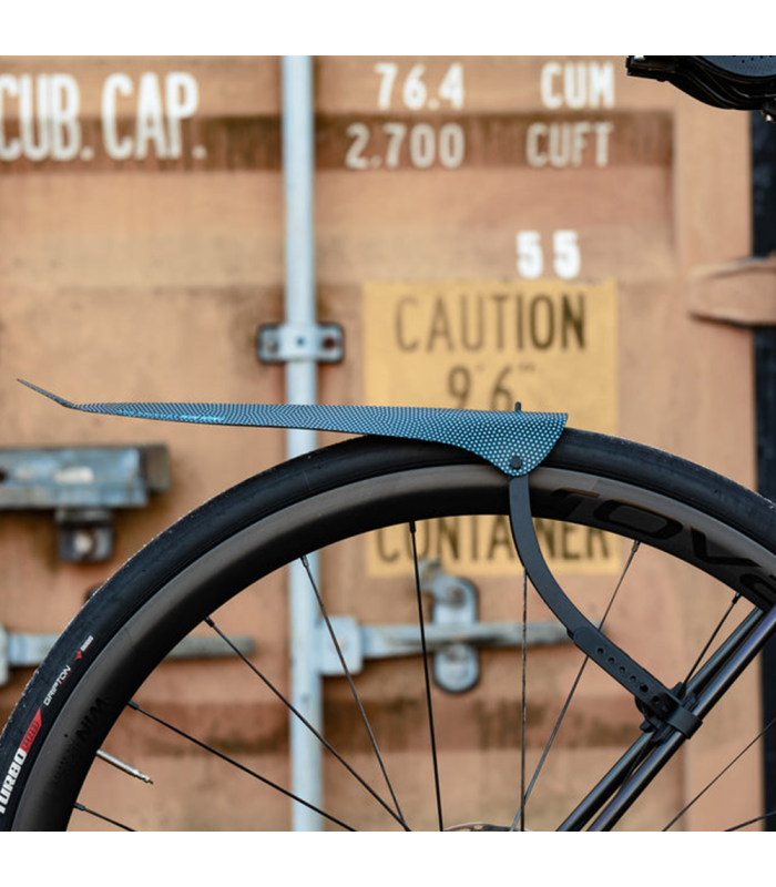 ASS SAVERS WIN WING ROAD 2 REAR FENDER (BLUE DOTS)