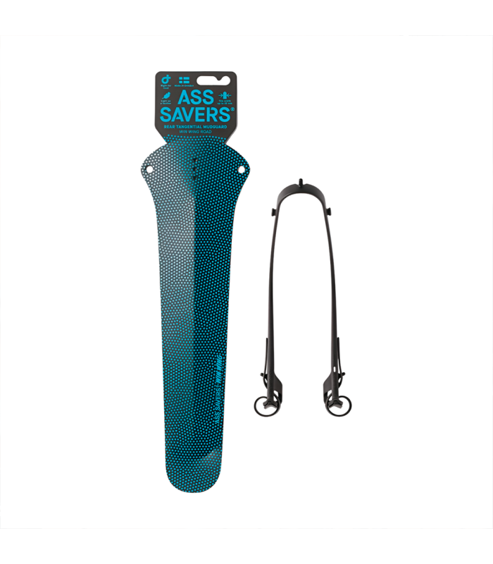 ASS SAVERS WIN WING ROAD 2 REAR FENDER (BLUE DOTS)